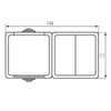 KANLUX TEKNO 05-3528-143 FEK VIZSZINT 27133 CSILLÁRKAPCS+DUGALJ,GYERV.IP54