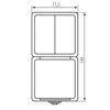 KANLUX TEKNO 05-3529-143 FEK FÜGGŐLEG 27136 CSILLÁRKAPCS+DUGALJ,GYERV.IP54