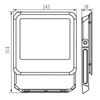 KANLUX IQ-LED FL-90W-NW REFLEKTOR 10800LM IP65 33884