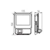 KANLUX IQ-LED FL-10W-NW-SENSOR MOZGÁSÉRZÉKELŐS REFLEKTOR 1200LM IP65 33885