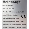 LEMEZES HŐCSERÉLŐ BRH48 KIS ELLENÁLLÁSÚ,20LEMEZ,12,7M3/H,4X1",124X304X60MM FELÜLET:0,6M2
