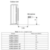 AGRG-36HN1-3F (AXIÁL VENT. LÉGHŰTÉSES) (ON/OFF) (0 - 5°C TARTOMÁNYRA) HŐSZIVATTYÚ KONDENZÁCIÓS EGYSÉG 10,5 KW