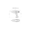 METABO SSW 18 LTX 600 BASIC (602198890) AKKUS ÜTVECSAVAROZÓ