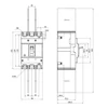 TRACON (AKM1-160) 3P,160A,IR=(0,8-1,0)IN,400/415V, ICU=36KA, ICS=25KA KOMPAKT MEGSZAKÍTÓ