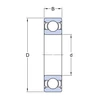 626 2RS SKF C3 CSAPÁGY 6X19X6 MM