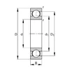 6307 2RS SKF C3 CSAPÁGY 35X80X21 MM