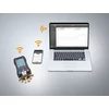 TESTO 557S 0564 5572 DIGITÁLIS SZERVIZCSAPTELEP VEZETÉK NÉLKÜLI HŐMÉRSÉKLE TÖMLŐVEL 0564 5572