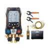 TESTO 557S 0564 5572 DIGITÁLIS SZERVIZCSAPTELEP VEZETÉK NÉLKÜLI HŐMÉRSÉKLE TÖMLŐVEL 0564 5572