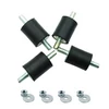 KLÍMA KÜLTÉRI REZGÉSCSILLAPÍTÓ GUMIBAK TECNOSYSTEMI S60 SCC500021 60X50 M10 (160KG TEHERBÍRÁS ÖSSZESEN) 4DB/CSOMAG