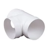 KO100-26, 131 100MM-ES PVC MŰANYAG LÉGTECHNIKAI T-IDOM