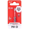 MILWAUKEE BIT PH1 SHOCKWAVE 50 MM