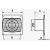VENTILÁTOR (AXIÁLIS) VENTS 125 STL SZÚNYOGHÁLÓ, IDŐZÍTŐ,GOLYÓSCSAPÁGYAS 16 W 180 M3/H 35 DB