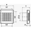 VENTS 100 MATHL AXIÁLIS VENTILÁTOR, AUTÓMATA ZSALUS, IDŐZÍTŐS, PÁRAÉRZÉKELŐS 20 W 98M3/Ó 34DB