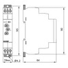 TRACON NARIMF 0,1S-10D, 16A, 250V AC/ 24V DC (10 FUNKCIÓ) MULTIFUNKCIÓS IDŐ RELÉ