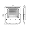 KANLUX LED-es reflektor ACETE 50W CCT GR 5400LM
