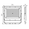KANLUX LED-es reflektor ACETE 100W CCT GR 10800LM