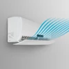 LÉGTERELŐ MŰANYAG KLÍMA BELTÉRI EGYSÉGHEZ BW4007  57-105 cm