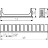 KANLUX IDEAL 2X1P+8X1/2P VÉGZÁRÓ ELEM Z-DB