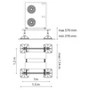 VECAMCO CUBE S41 MODULE 1000X1200MM 4 LÁBBAL 4 TALPPAL 300X300MM KLÍMA ÁLLVÁNY