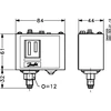 NYOMÁSKAPCSOLÓ DANFOSS KP5 HP AUTOMATA 8-32 BAR 060-117166
