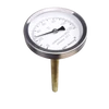 BIMETÁL HŐMÉRŐ KEREK DN63 0°C - +120°C 1/2*X150 MM-ES MÉRŐCSONKKAL ( 1242 , 620 )