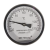 BIMETÁL HŐMÉRŐ KEREK DN100 0°C - +120°C 1/2*X100 MM-ES MÉRŐCSONKKAL ( 554 )