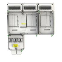 CSATÁRI PLAST PVT 7590 Á-V-H FM-K ÁK 2X1 / 2X3 F + VEZ. + H TAR. + ELM FÖLDK. FOGYASZTÁSMÉRŐ SZEKRÉNY