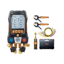 TESTO 570S OKOS VÁKUUM SZETT TÖMLŐCSÖVEKKEL - OKOS DIGITÁLIS SZERVIZCSAPTELEP VEZETÉK NÉLKÜLI HŐMÉRSÉKLET ÉRZÉKELŐKKEL ÉS TÖMLŐTÖLTŐ SZETTEL (4)