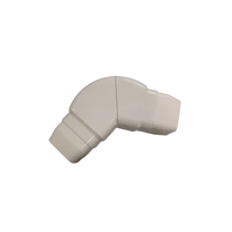 CONCPV65 DEKORCSATORNA FEHÉR 65X50 MM ÁLLÍTHATÓ SAROKELEM 45°-TÓL 135°-IG (A TERMÉK 4 DARABBÓL ÁLL)