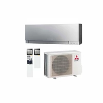 MITSUBISHI PRÉMIUM DESIGN M-SZÉRIA (MSZ/MUZ-EF25VGKS) KLÍMA MONO OLDALFALI SZETT EZÜST 2,5KW