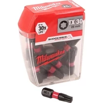 MILWAUKEE BIT TX30 SHOCKWAVE 25 MM (25DB/CSG)