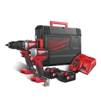 MILWAUKEE POWERPACK M18BLPP2B2-502X FUEL (M18BLDD2 + M18BLID2 + 2X M18B5 AKKU)