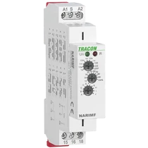 TRACON NARIMF 0,1S-10D, 16A, 250V AC/ 24V DC (10 FUNKCIÓ) MULTIFUNKCIÓS IDŐ RELÉ