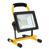 LED REFLEKTOR HORDOZHATÓ 20W IP65 FEKETE AKKUMULÁTOROS (230033)