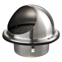 VENTS FÉM TAKARÓELEM GUMITÖMÍTÉSSEL ROZSDAMENTES ACÉLBÓL 152mm MVM 152 BVS N