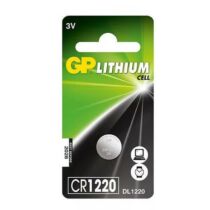 GP CR1220 3V lithium gombelem