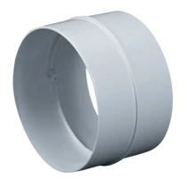 LÉGTECHNIKAI 125MM-ES PVC MŰANYAG CSŐTOLDÓ (CSŐKAPCSOLÓ) 212 P