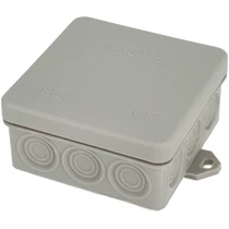 ALK-TECH KÖTŐDOBOZ 75X75X36MM SZÜRKE IP54