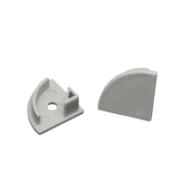 LED ALUMÍNIUM PROFIL SÍN SAROK VÉGZÁRÓ A 41012A1 / 41012A2 LED PROFILHOZ