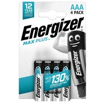 ENERGIZER MAX PLUS ALKÁLI MIKRO ELEM AAA B4 (4DB/CSOMAG)