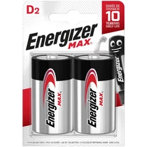 ENERGIZER MAX ALKÁLI GÓLIÁT ELEM D B2 (2DB/CSOMAG)