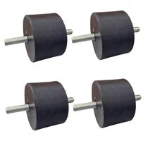 KLÍMA KÜLTÉRI REZGÉSCSILLAPÍTÓ GUMIBAK TECNOSYSTEMI S125 SCC500025 125X80 M18 (240KG TEHERBÍRÁS / ÖSSZESEN) 4DB/CSOMAG