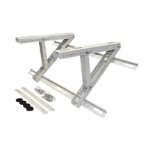 KLÍMATARTÓ KONZOL TETŐRE ÁLLÍTHATÓ DŐLÉSSZÖGŰ P802A 150KG ( 800X420 MM )