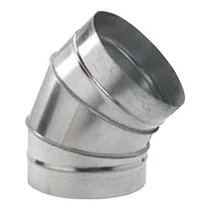 LÉGTECHNIKAI KÖNYÖKIDOM 45° FÉM 250MM