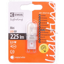 LED G9 SMD 2,5W napfény fehér 225 Lm (4100K) (ZL3805) EMOS