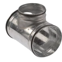 LÉGTECHNIKAI T-IDOM SZŰKÍTETT GUMIS 250-125-250 MM