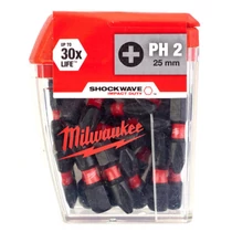 MILWAUKEE BIT PH2 SHOCKWAVE 25 MM (25DB/CSG)