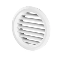 VENTS MV 100 BVS 100 MM CSŐTOLDATTAL SZÚNYOGHÁLÓVAL (FEHÉR) KEREK SZELLŐZŐRÁCS