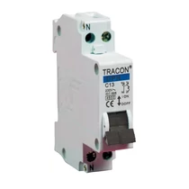 KISMEGSZAKÍTÓ 1P+N C13A 4,5 KA (TRACON DPN-C-13)