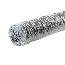 LÉGTECHNIKAI SUPER FLEXIBILIS CSŐ ALUMÍNIUM ALUFLEX 203MM (10FM/DOBOZ) 1FM